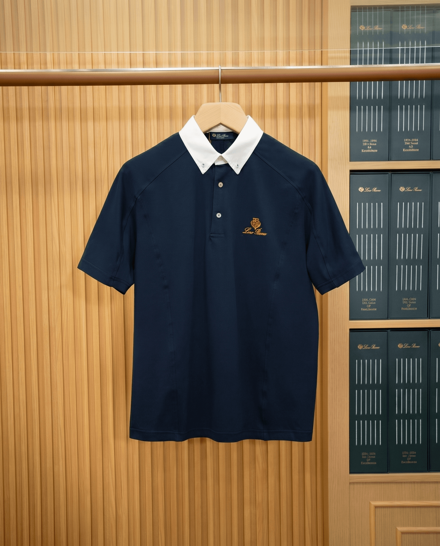 Navy Polo Shirt — Yupoo find saved with Fitora